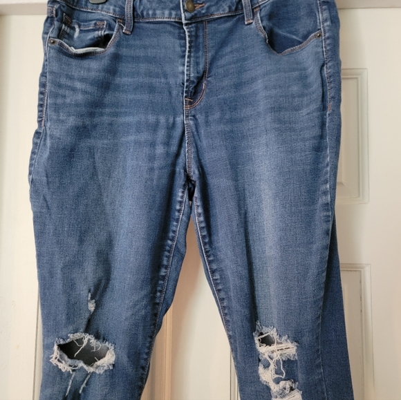 Women's Old Navy Rockstar Mid Rise Jeans.  Size 14 EUC - Picture 4 of 8